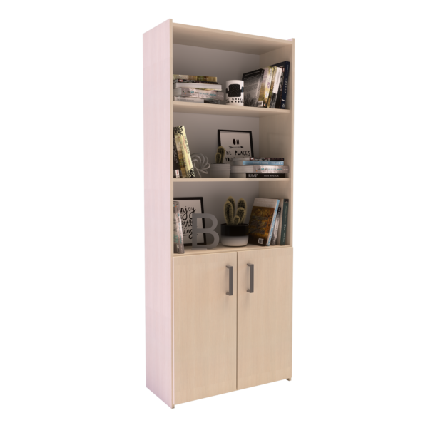 Biblioteca estudio 2 puertas.