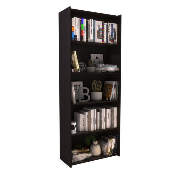 Biblioteca estudio 5 estantes.