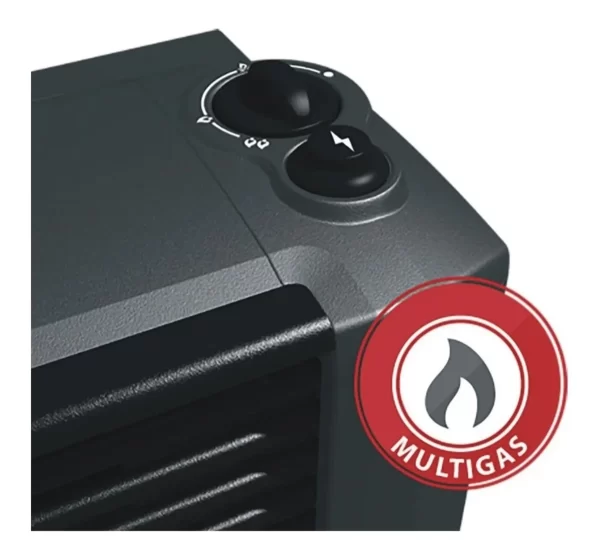 Calefactor Coppens 4000 Tb S. Derecha Peltre Acero Multigas