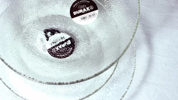 Plato De Vidrio Hondos Durax Transparente 21 Cm