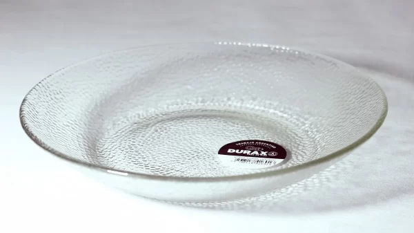 Plato De Vidrio Hondos Durax Transparente 21 Cm