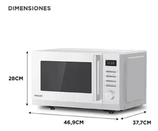 D_NQ_NP_2X_817903-MLA82871422811_032025-F Microondas Philco MPHDW23UAP Digital 23L Blanco