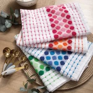 Repasador Dots Jacquard 100% Algodón 40 X 60 Cm Jean Cartier