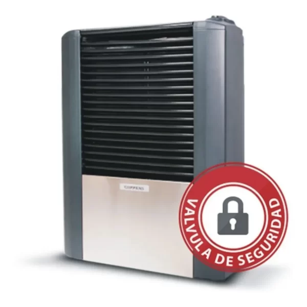 Calefactor Coppens 4000 Tb S. Derecha Peltre Acero Multigas