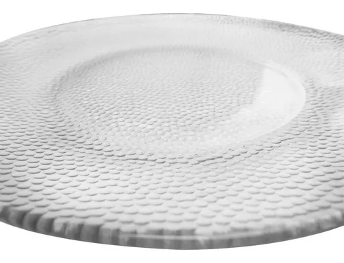 Plato Playo Forjado Durax Vidrio Resistente Color Transp