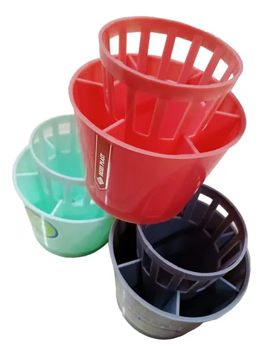 Escurridor Porta Cubiertos Redondo Cubiertero Plástico