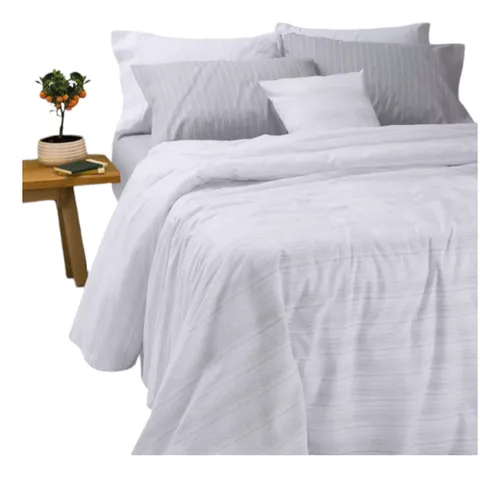 Juego Sabanas Twin Size Dover 180 Hilos Jean Cartier 1 Plaza 1/2.