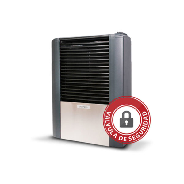 MKT1771ITB-4 Calefactor Coppens 2500 Tb S. Derecha Peltre Acero Multigas