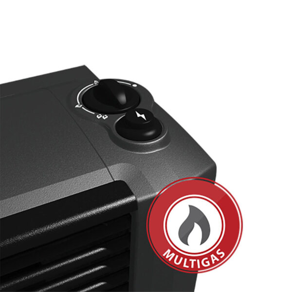 MKT1771ITB-5 Calefactor Coppens 2500 Tb S. Derecha Peltre Acero Multigas