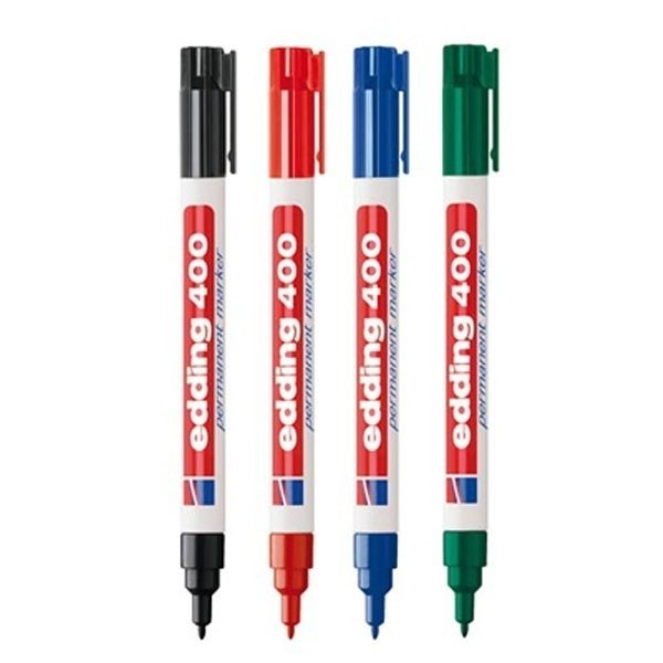 Marcador Edding 400 – Permanente, 1mm