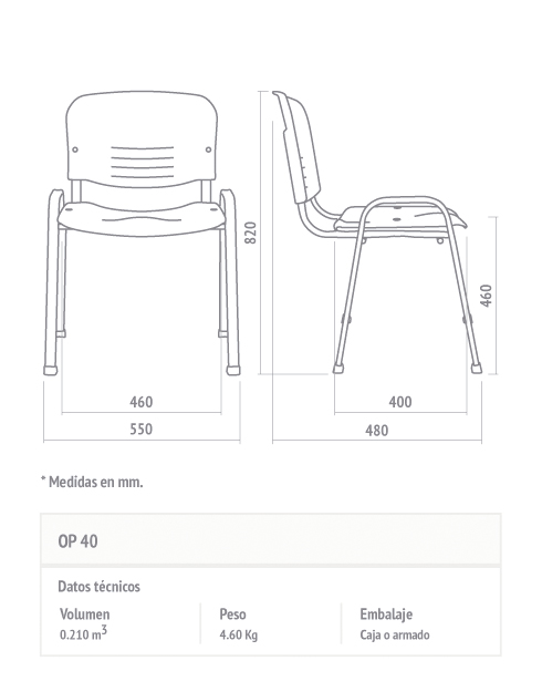 Silla operativa op 40