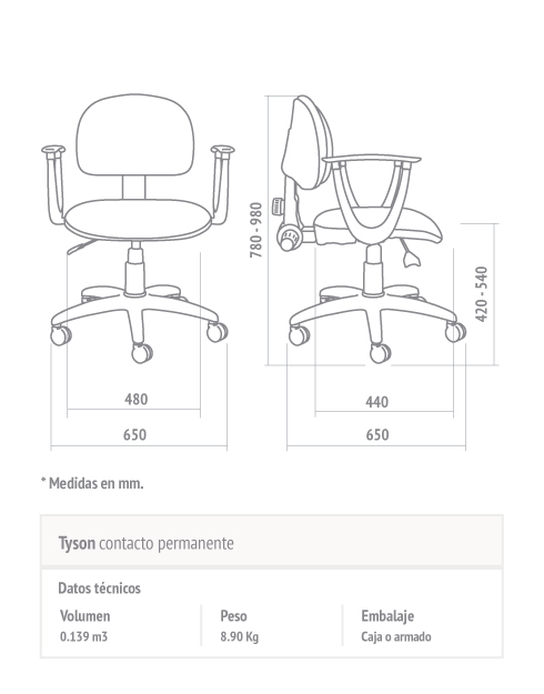 Tyson-contacto-permanente-Ficha-tecnica-web_02-01 Silla operativa Tyson.