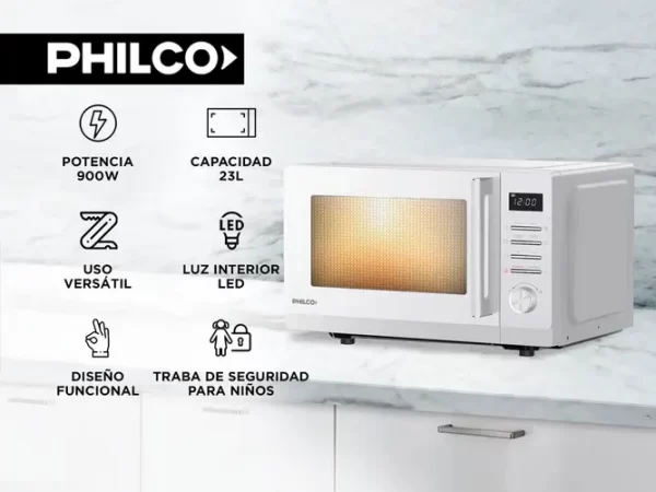 resize Microondas Philco MPHDW23UAP Digital 23L Blanco