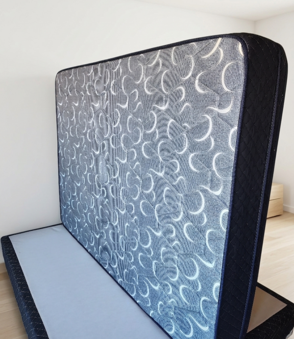 7. Conjunto sommier Balance 140x190- Espuma densidad media ( Color Azul )