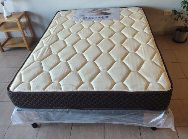 Conjunto sommier Imperial - Todas las medidas - Espuma alta densidad.