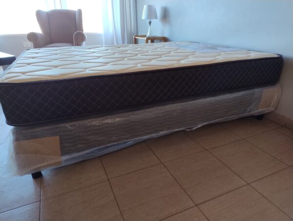 Conjunto sommier Imperial - Todas las medidas - Espuma alta densidad.