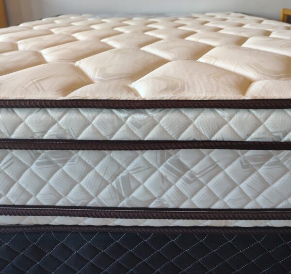 Conjunto sommier Euro Jackard - 2 plazas - Espuma alta densidad.