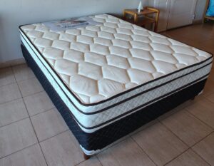 WhatsApp Image 2025-07-08 at 11.01.28 Conjunto sommier Euro Jackard - 2 plazas - Espuma alta densidad.