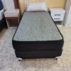 Conjunto Sommier Mistral 80×190 – Espuma densidad media ( color gris )