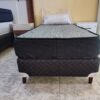 Conjunto Sommier Mistral 80×190 – Espuma densidad media ( color gris )