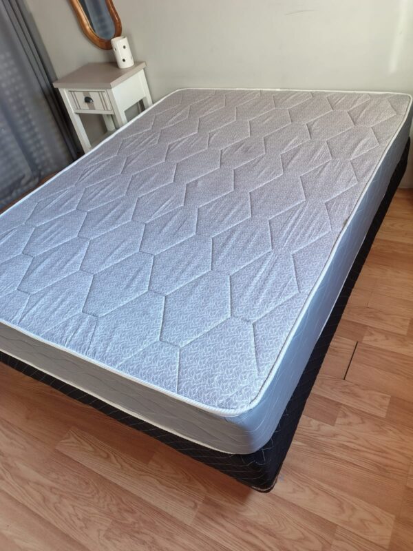 13. Conjunto Sommier Super Confort 140x190 - Espuma densidad media.