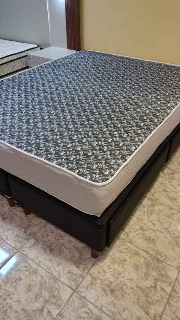 Conjunto Sommier Super Confort 140×190 – Espuma densidad media.
