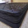 1. Conjunto sommier Euro Jackard 140x190 - espuma alta densidad (color negro)