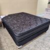 1. Conjunto sommier Euro Jackard 140x190 - espuma alta densidad (color negro)