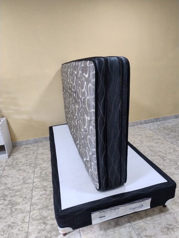 Conjunto sommier Euro Jackard 100×190 -espuma alta densidad