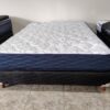 11. Conjunto Sommier Imperial 140x190 - espuma alta densidad ( Color blanco-azul )