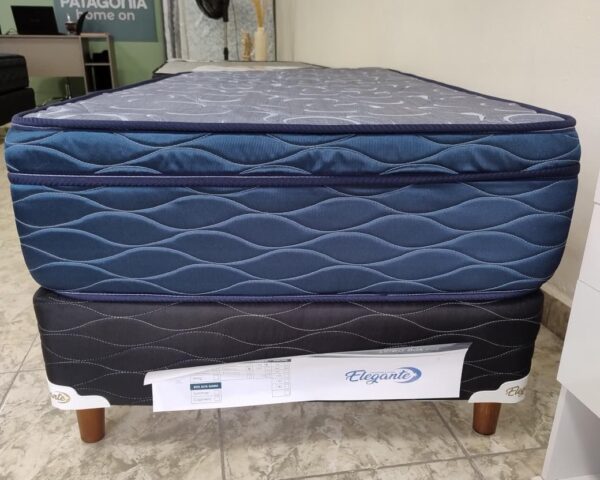 Conjunto sommier Balance 80×190- Espuma densidad media ( Color Azul )