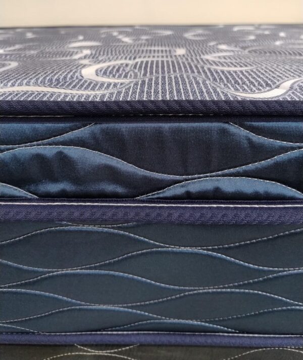 Conjunto sommier Balance 80×190- Espuma densidad media ( Color Azul )