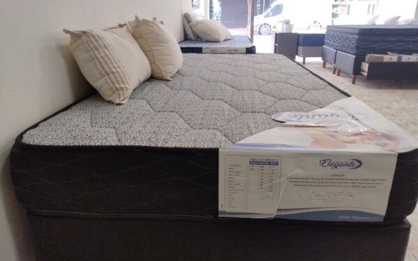 Conjunto Sommier Mistral 100×190 – Espuma densidad media