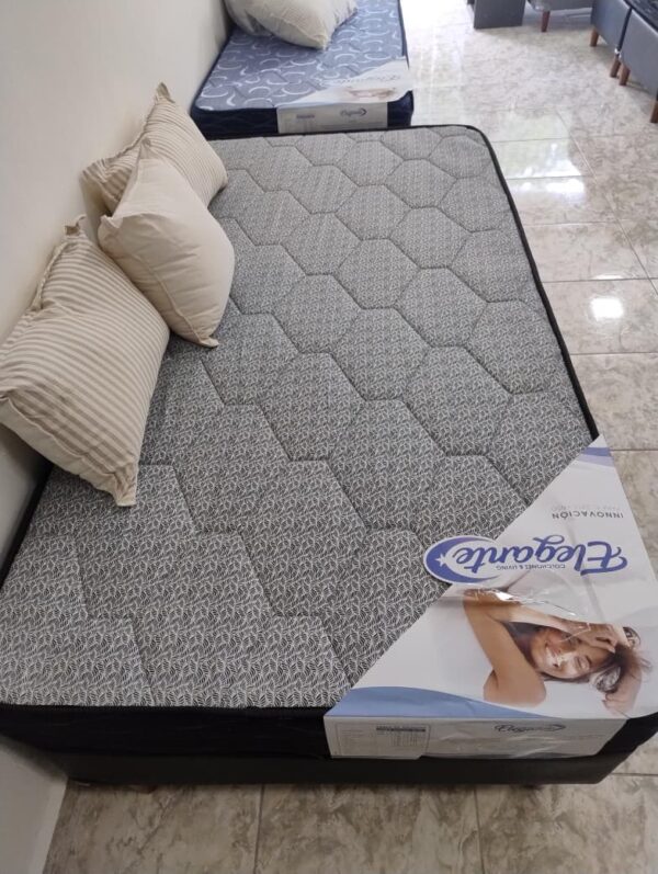 Conjunto Sommier Mistral 100×190 – Espuma densidad media