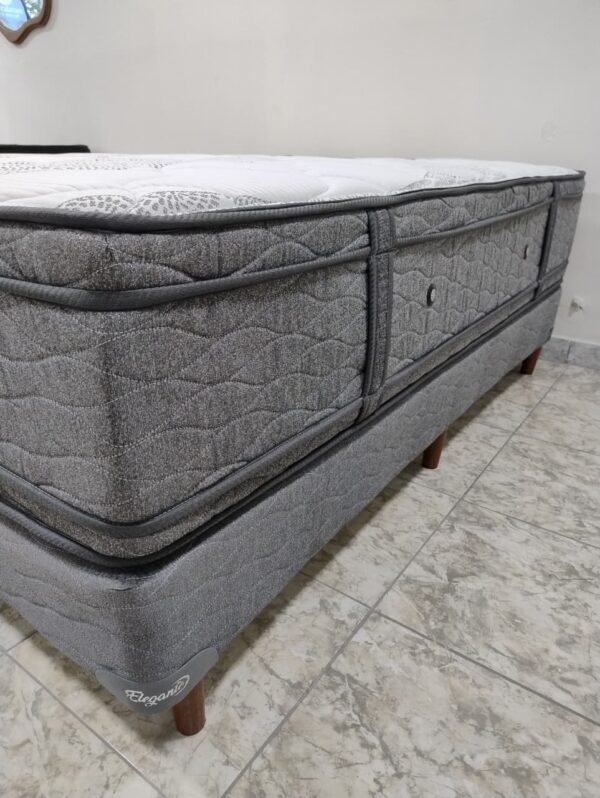 3. Conjunto sommier Cloud 140x190 . ( Resorte )