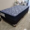 Conjunto sommier Imperial 100×190 – Espuma alta densidad ( color azul )