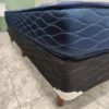 Conjunto sommier Imperial 100×190 – Espuma alta densidad ( color azul )
