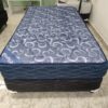 Conjunto sommier Imperial 100×190 – Espuma alta densidad ( color azul )