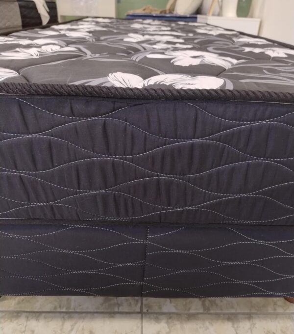 Conjunto Sommier Mistral 80×190 – Espuma densidad media ( color negro )
