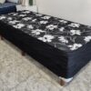 Conjunto Sommier Mistral 80×190 – Espuma densidad media ( color negro )