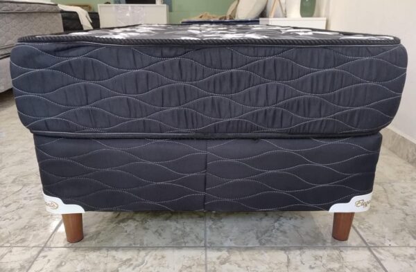 Conjunto Sommier Mistral 80×190 – Espuma densidad media ( color negro )