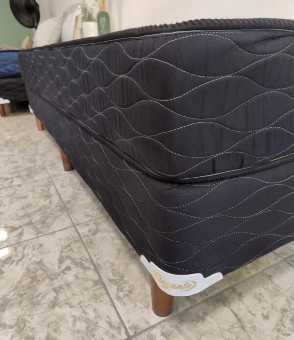 Conjunto Sommier Mistral 80×190 – Espuma densidad media ( color negro )