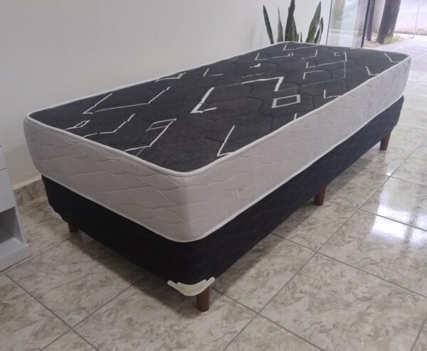 Conjunto Sommier Super Confort 80×190 – Espuma densidad media.