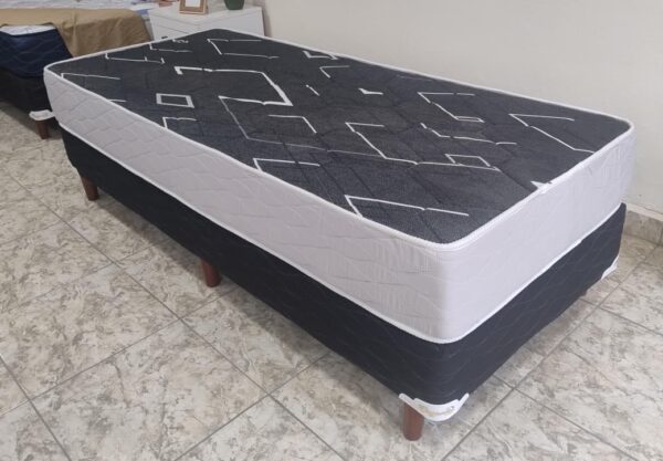 Conjunto Sommier Super Confort 80×190 – Espuma densidad media.