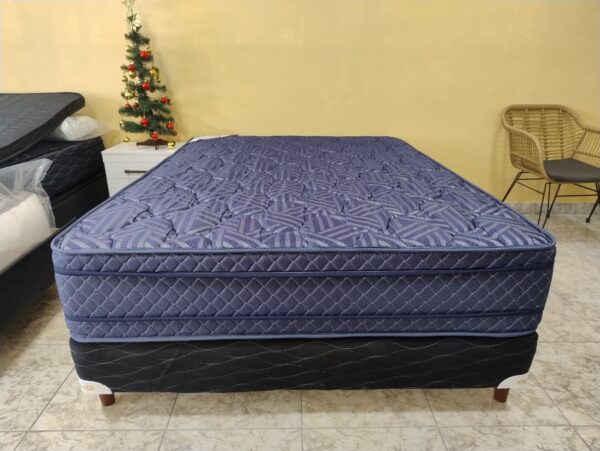 4. Conjunto sommier Señorial Euro 140X190 ( espuma alta densidad )
