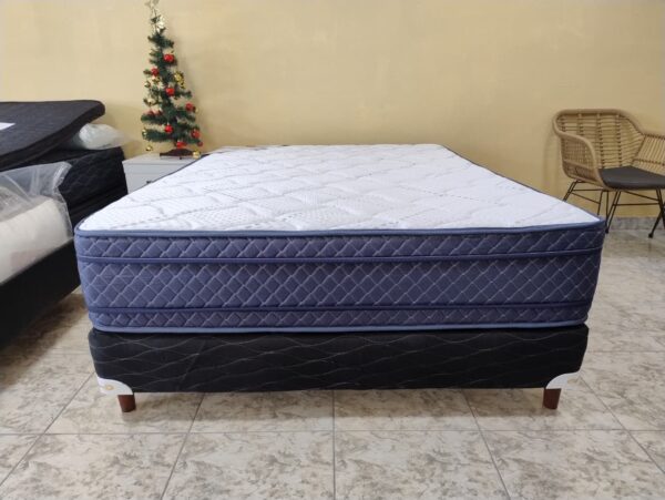 4. Conjunto sommier Señorial Euro 140X190 ( espuma alta densidad )
