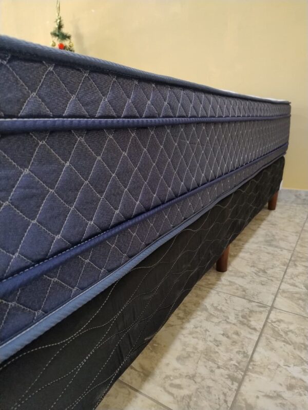 4. Conjunto sommier Señorial Euro 140X190 ( espuma alta densidad )