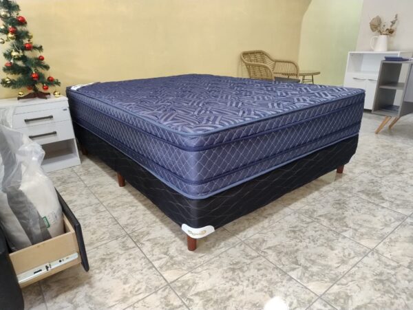 4. Conjunto sommier Señorial Euro 140X190 ( espuma alta densidad )