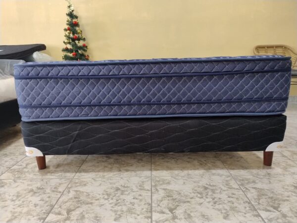 4. Conjunto sommier Señorial Euro 140X190 ( espuma alta densidad )