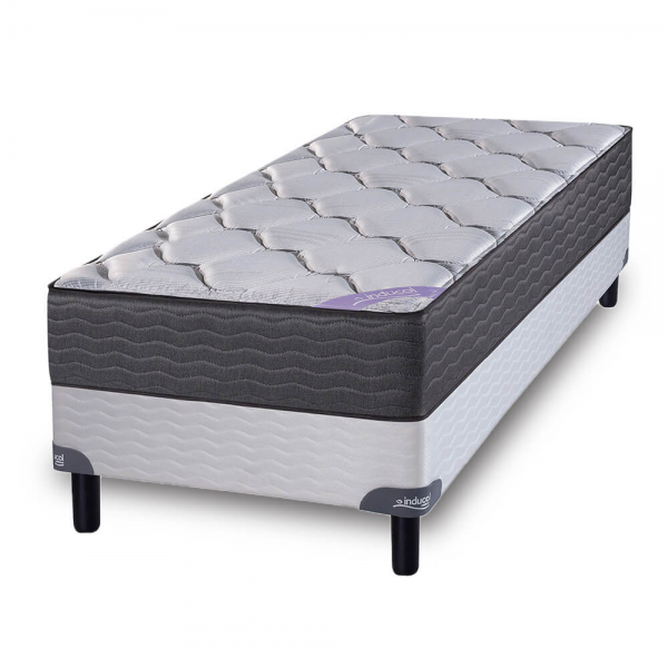 Conjunto sommier Pyxis 100×190 – Espuma densidad media.